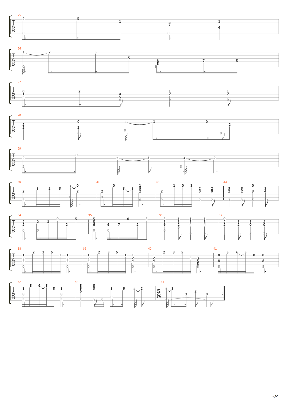 Sonata 1719 in Dm 4 le Sicilien吉他谱