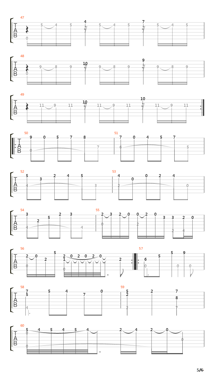 Sonata In A (V4) 5 Chaconne吉他谱