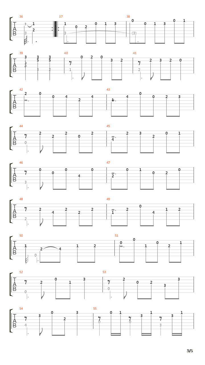 Sonata In Am (D14) 5 Menuet吉他谱