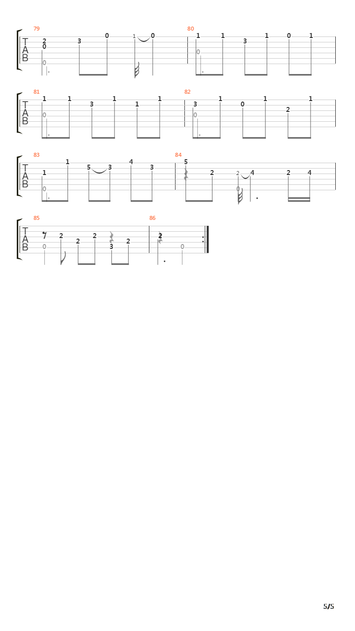 Sonata In Am (D14) 5 Menuet吉他谱