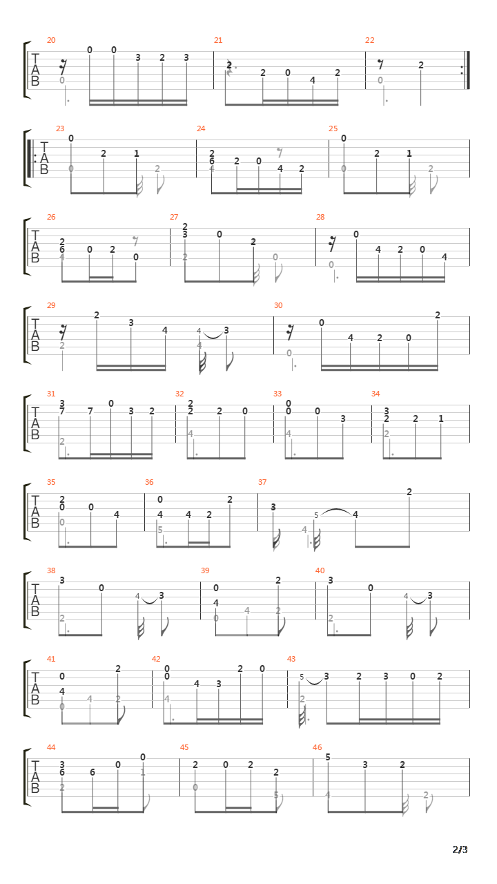 Sonata In D (L20) 5 Menuet吉他谱