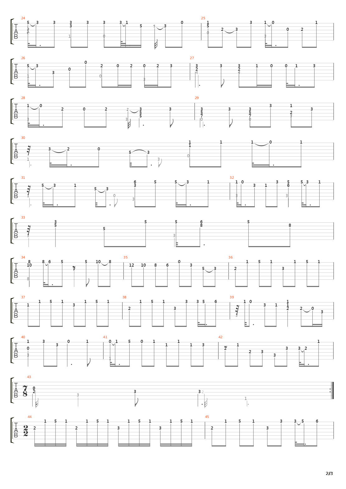 Sonata In F (V11) 1 Allemande吉他谱