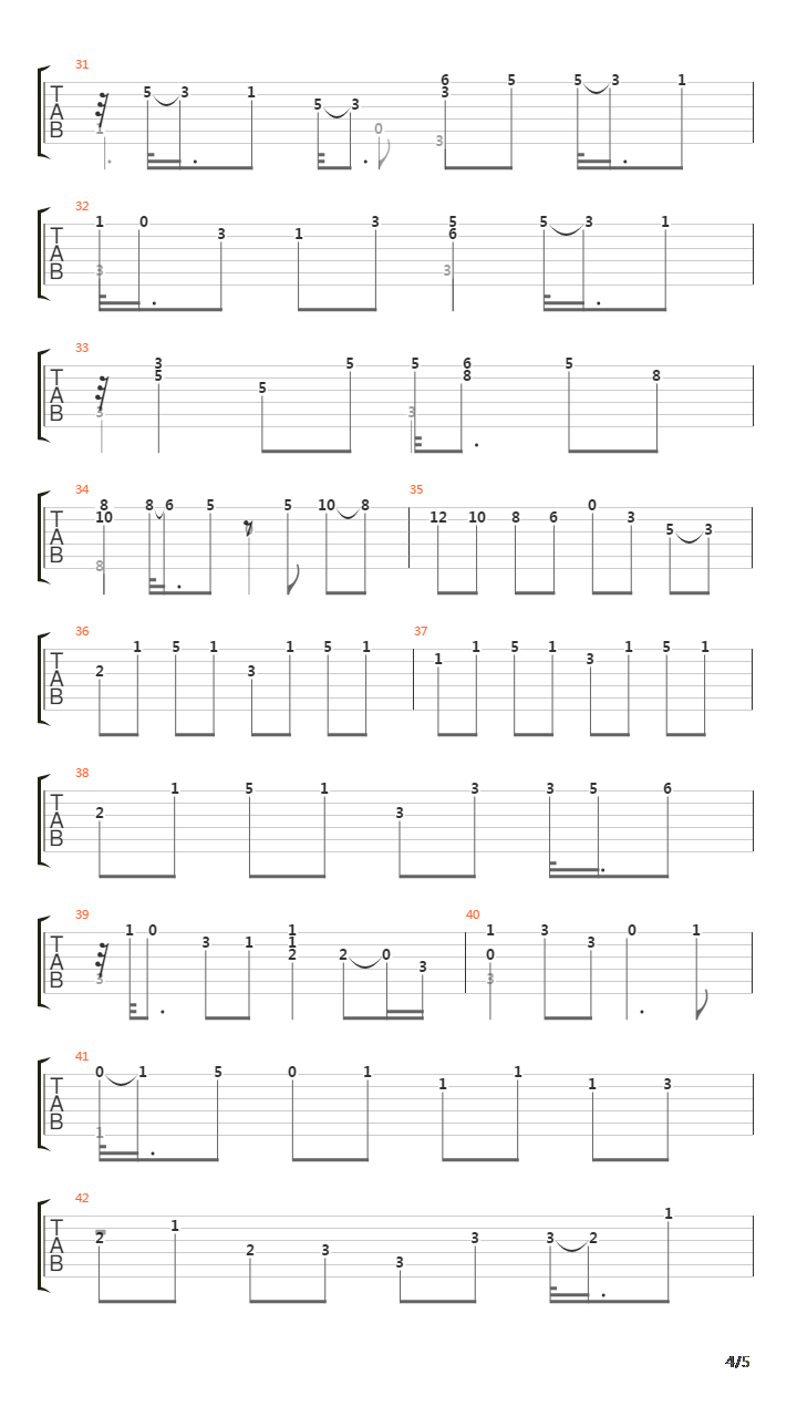 Sonata In F (V11) 1 Allemande吉他谱