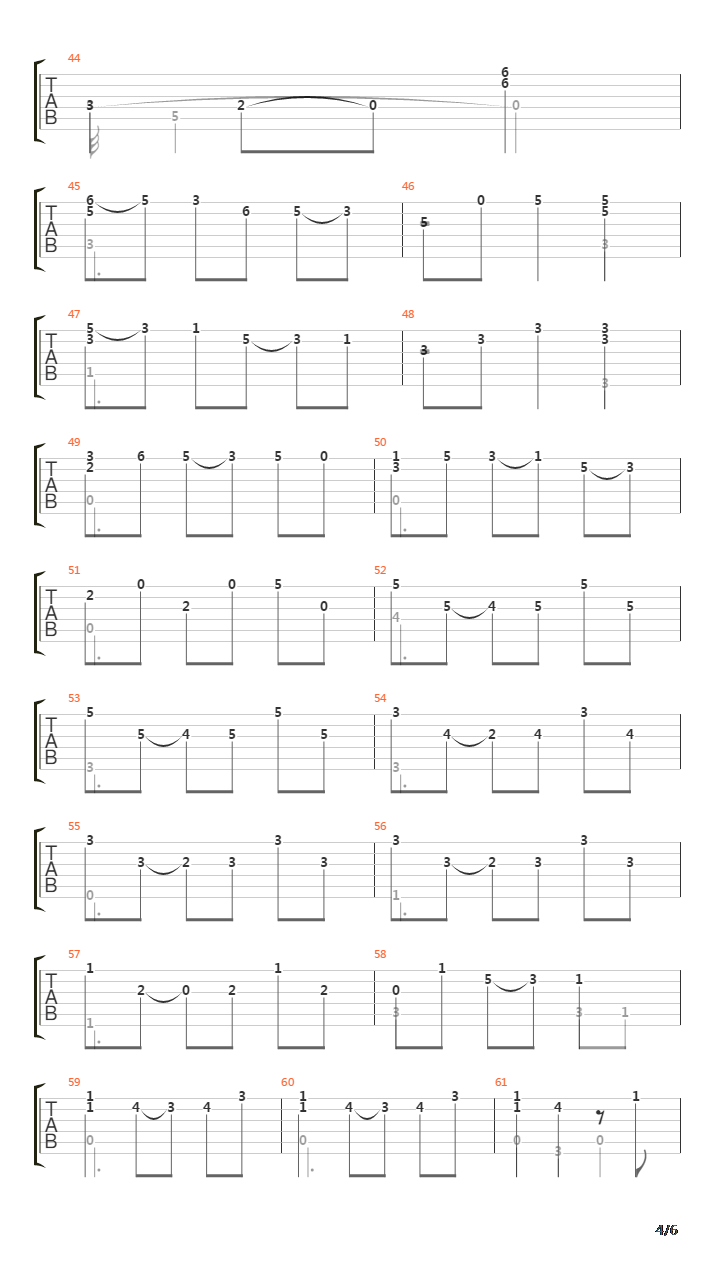 Sonata In F (V11) 2 Courante吉他谱