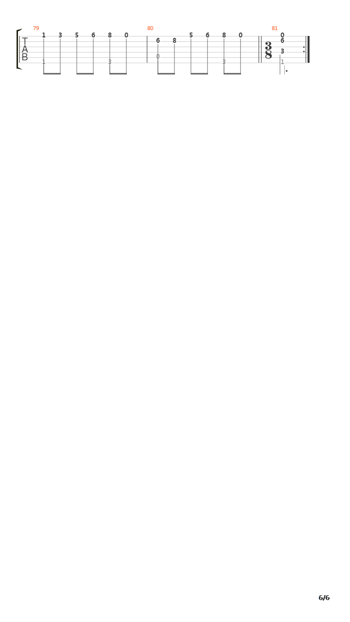 Sonata In F (V11) 2 Courante吉他谱