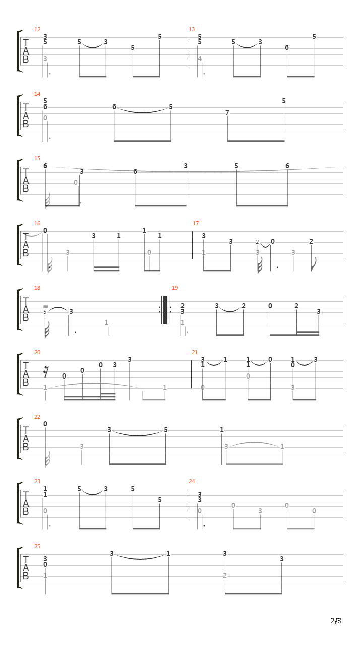 Sonata In F (V11) 4 Sarabande吉他谱