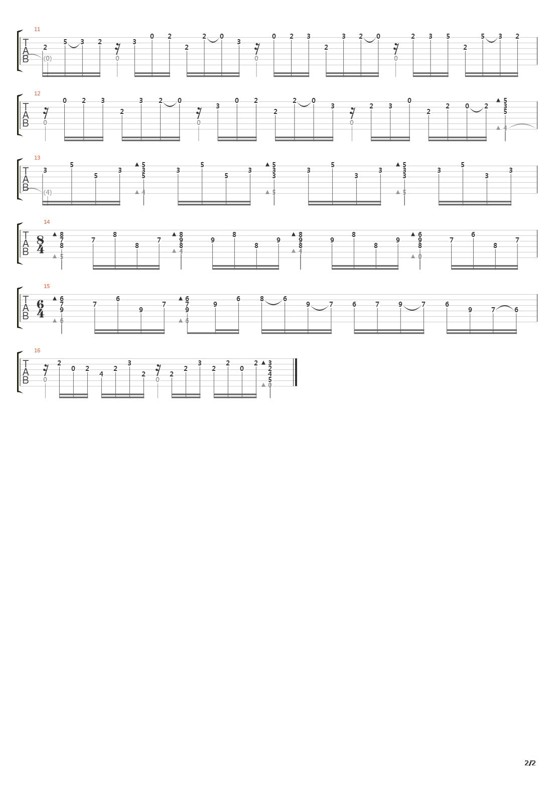 Sonata No 2 In D K5 1 Prelude吉他谱