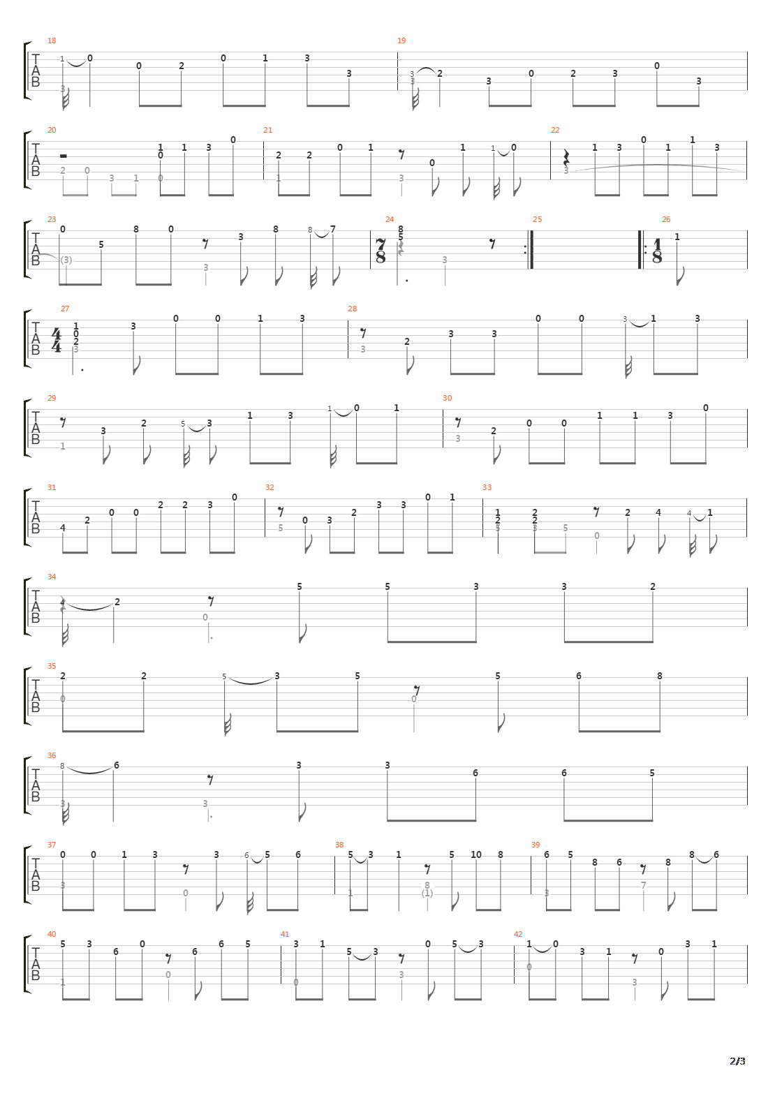 Sonata No 14 In F 2 Allemande吉他谱