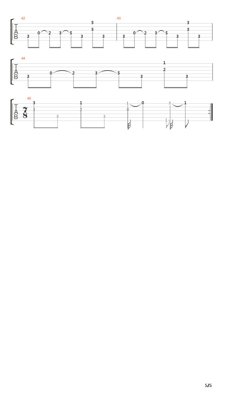 Sonata No 14 In F 4 Bouree吉他谱