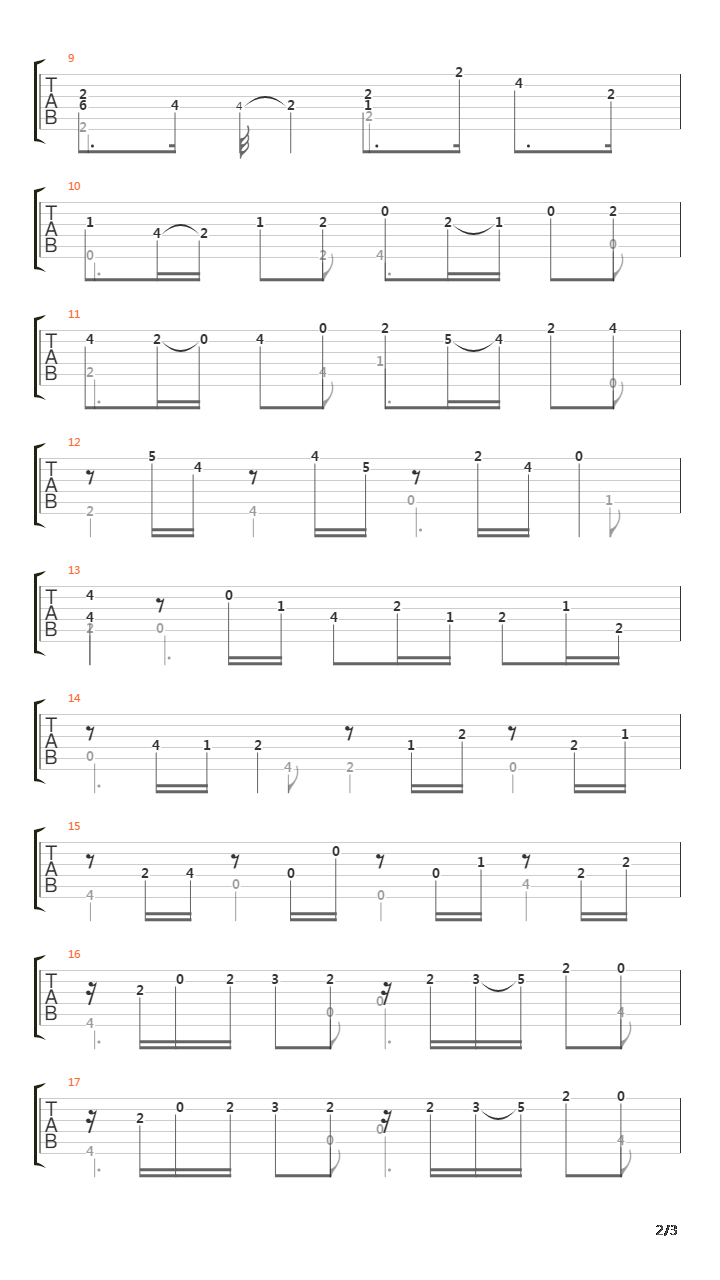 Sonata No 21 in A D21 1 Ouverture吉他谱