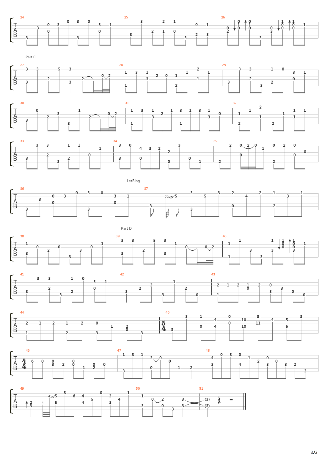 Slow Blues In C吉他谱