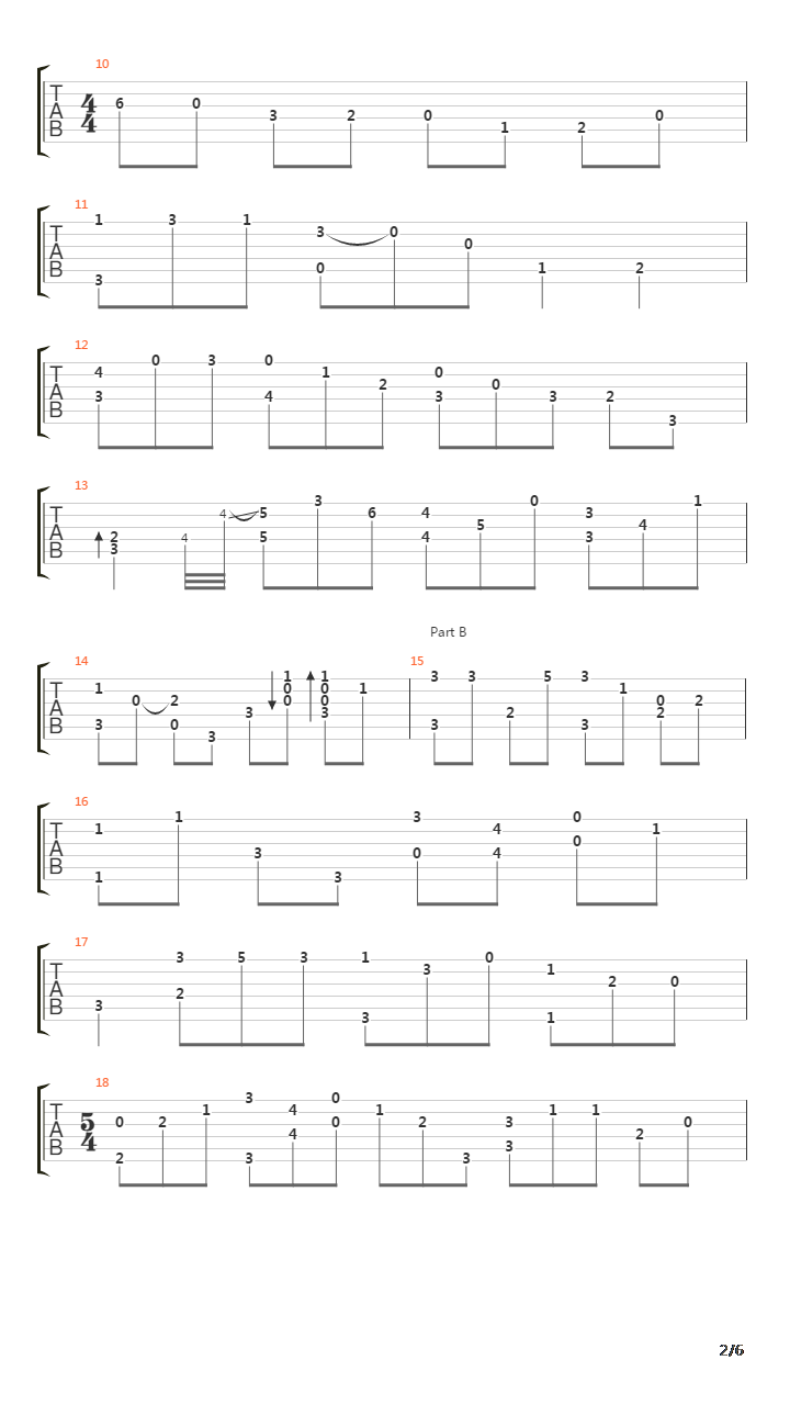 Slow Blues In C吉他谱