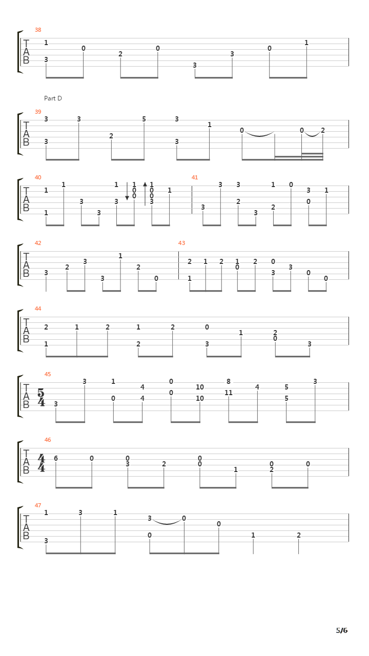 Slow Blues In C吉他谱