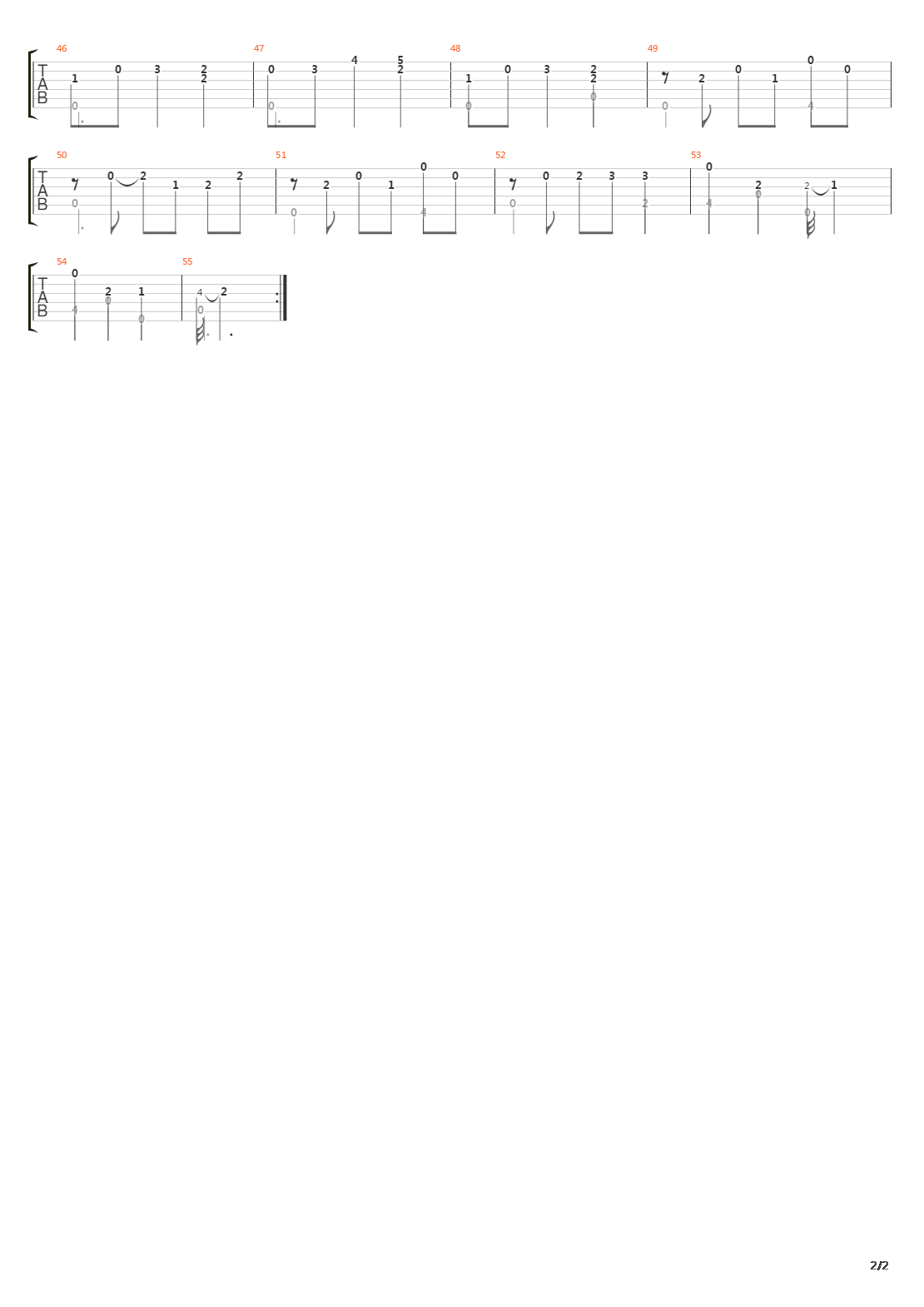 Sonata No 21 In A D21 6 Menuet吉他谱