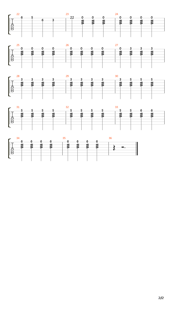 Aradan吉他谱