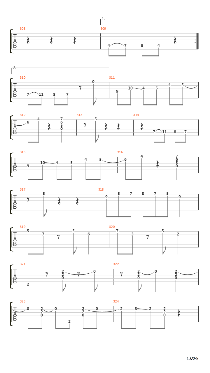 El Mandaito吉他谱