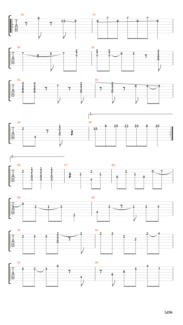 El Mandaito吉他谱