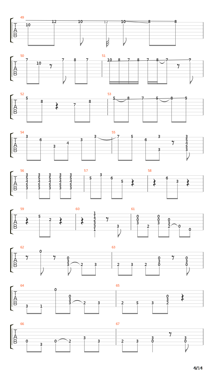 Mensaje吉他谱