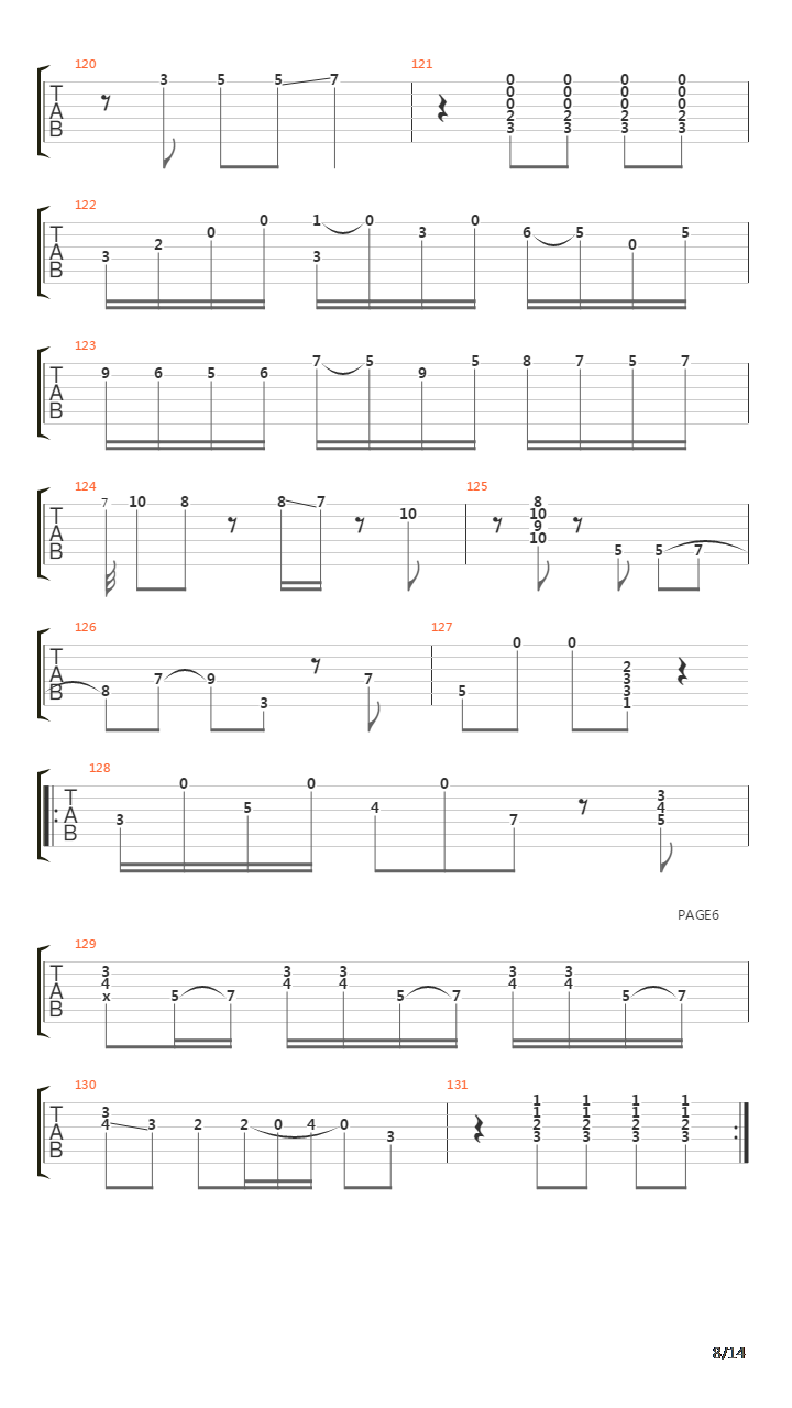 Mensaje吉他谱