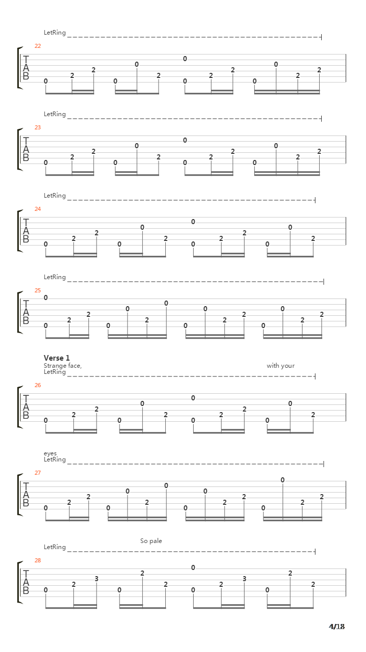 Cello Song吉他谱