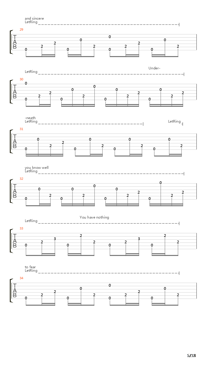 Cello Song吉他谱