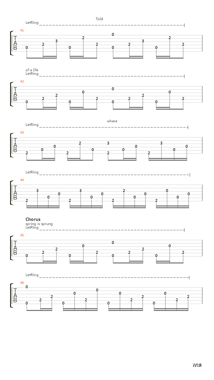 Cello Song吉他谱