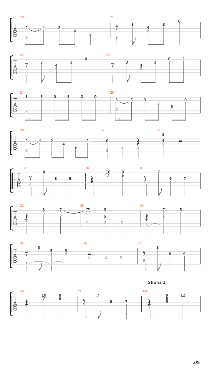 Vals Op8 No4吉他谱