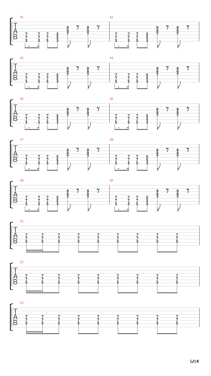 Another Brick In The Wall吉他谱