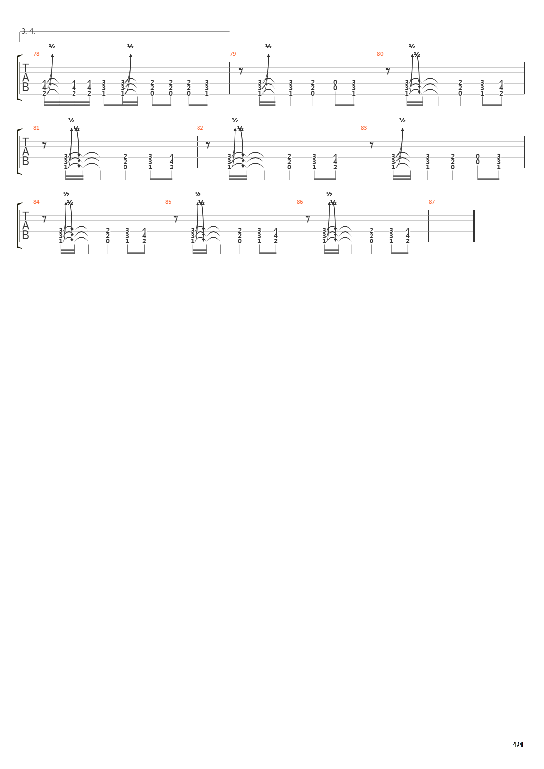 Chi吉他谱