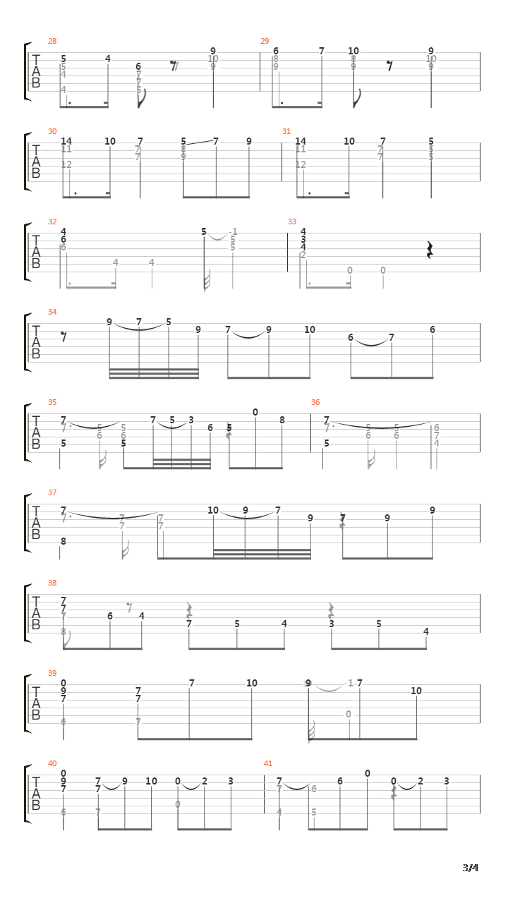 5 Anecdotes - 1 - To Paquita吉他谱