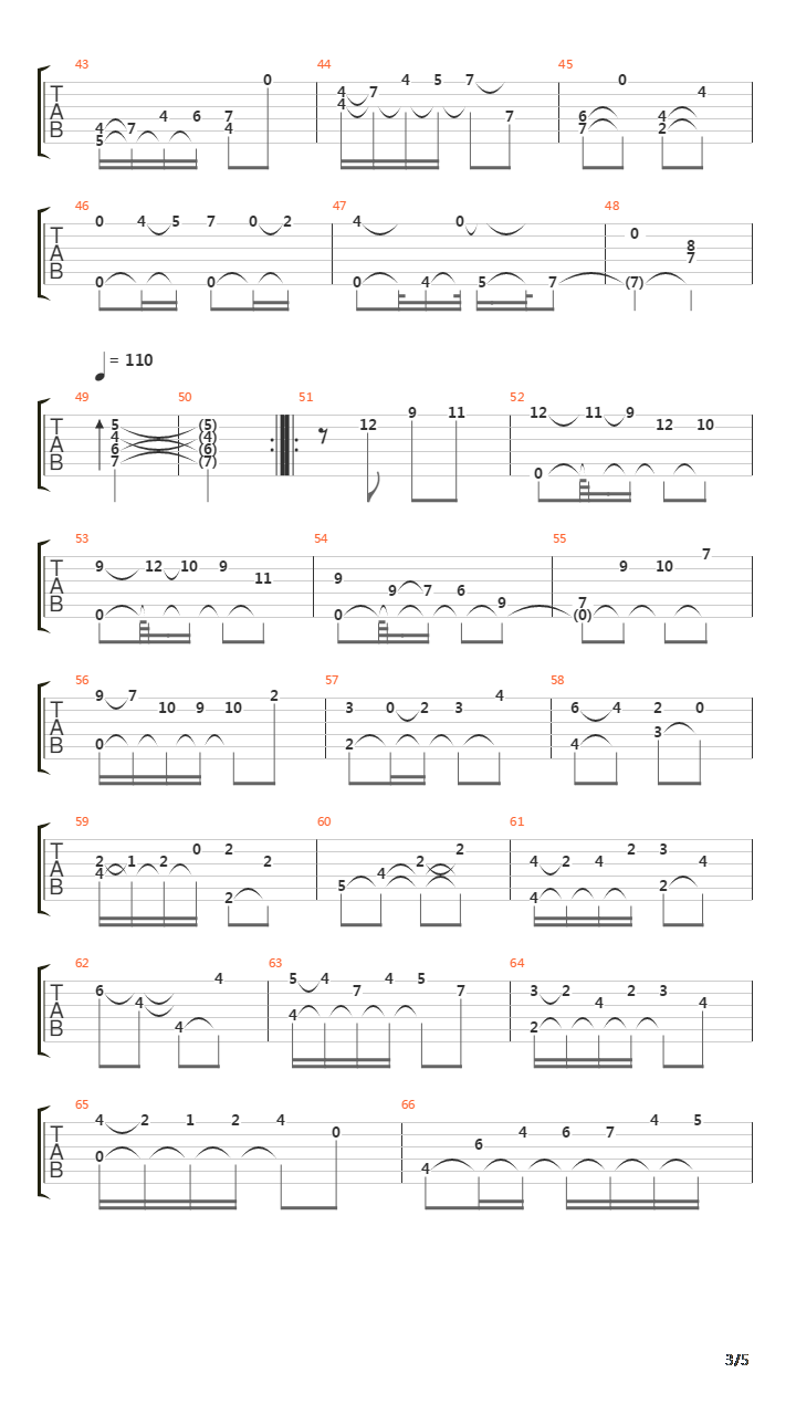 Allemande - Cello Suite No 3吉他谱