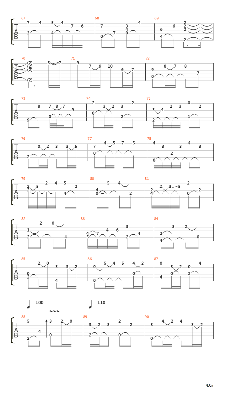 Allemande - Cello Suite No 3吉他谱