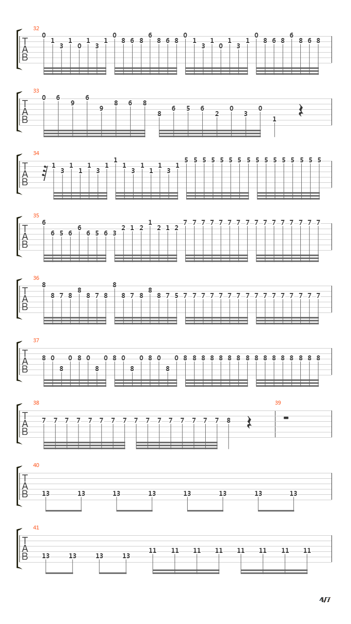 4 Saisons Hiver Op8 N4吉他谱