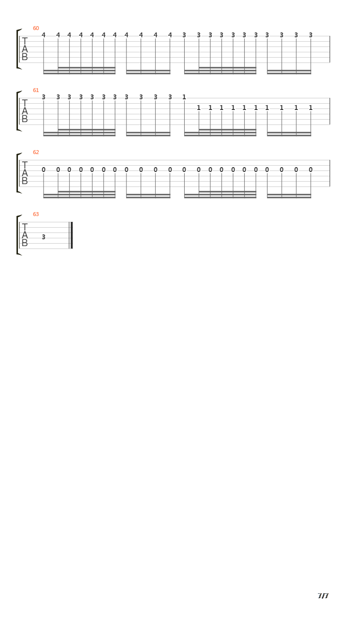 4 Saisons Hiver Op8 N4吉他谱