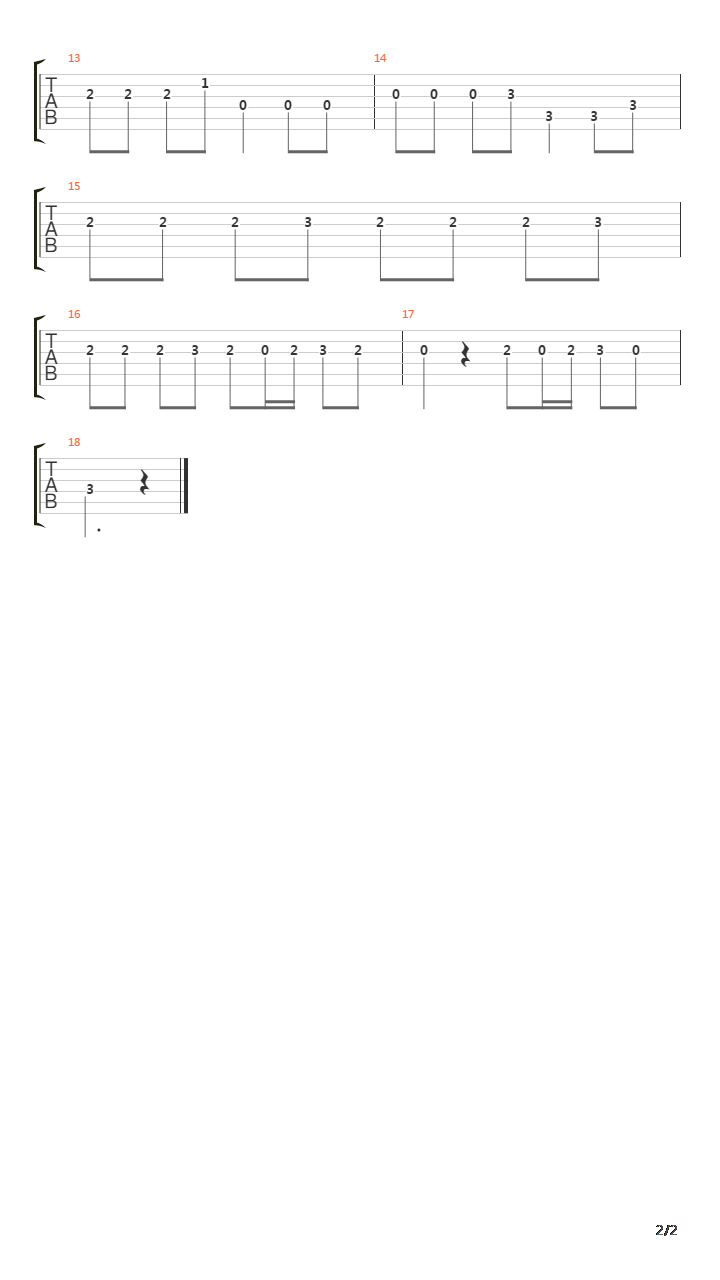 Autumn吉他谱
