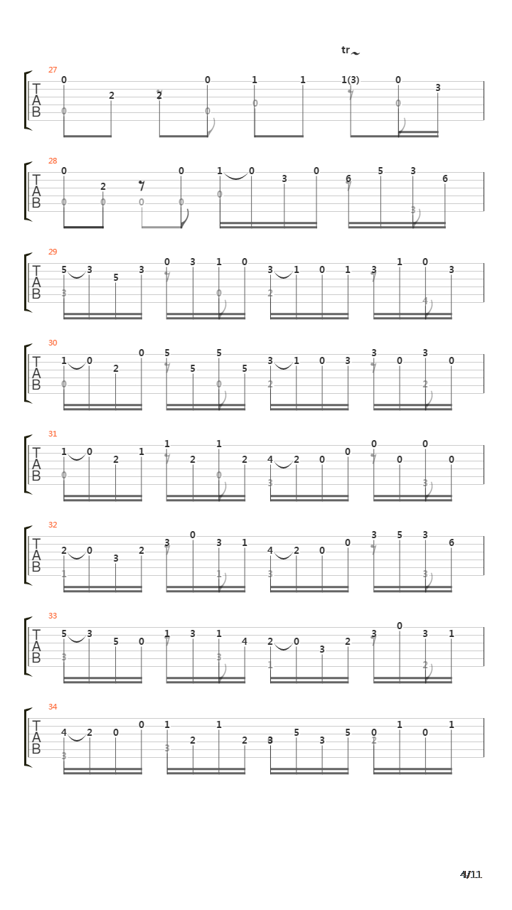 Concerto Grosso Op3 N8吉他谱