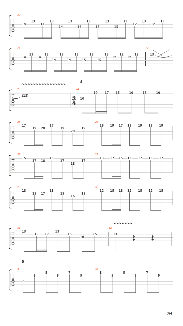 Concerto In A Major Opus 3 No 8吉他谱