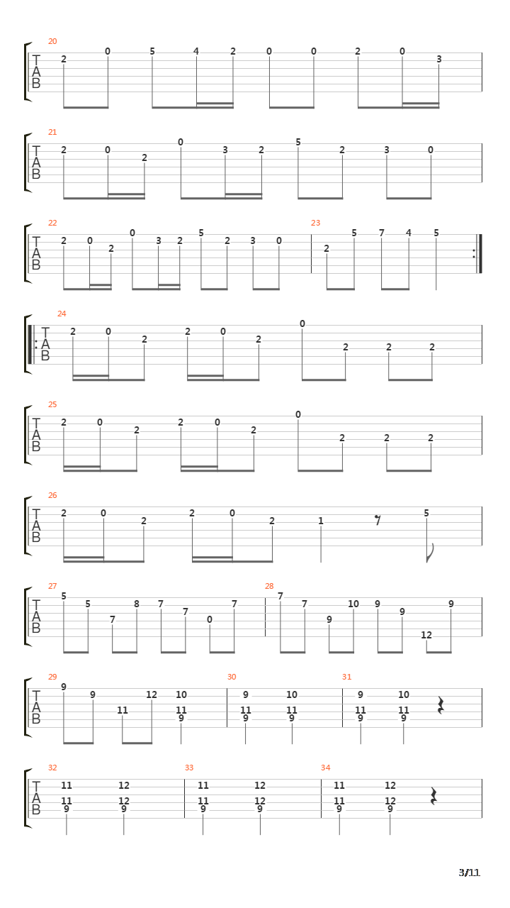 Concerto In D Rv 93 All Movements吉他谱