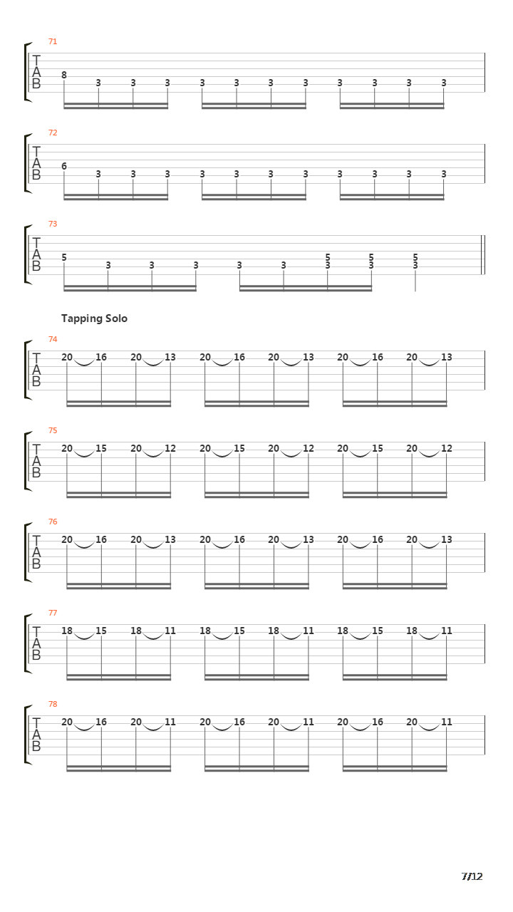 The Four Seasons Summer吉他谱