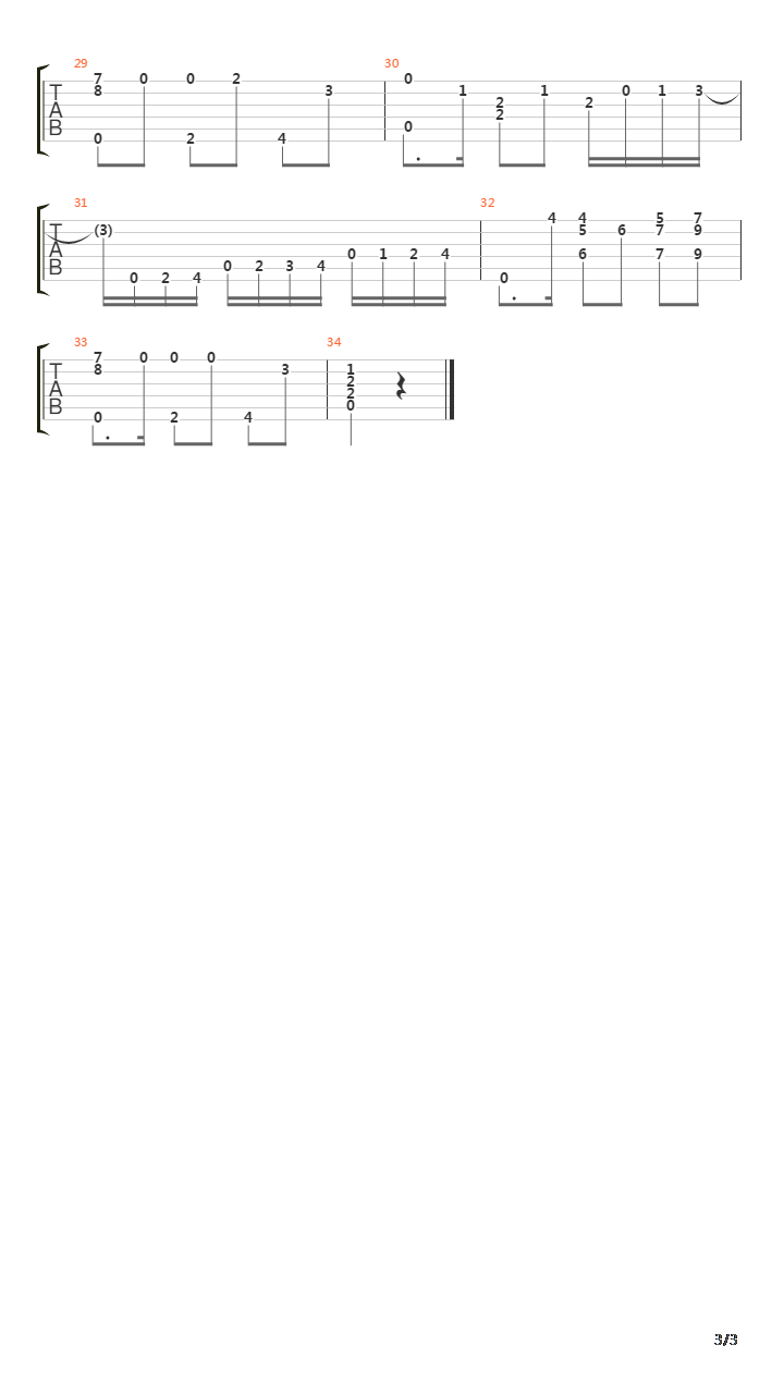 La Pobricita吉他谱