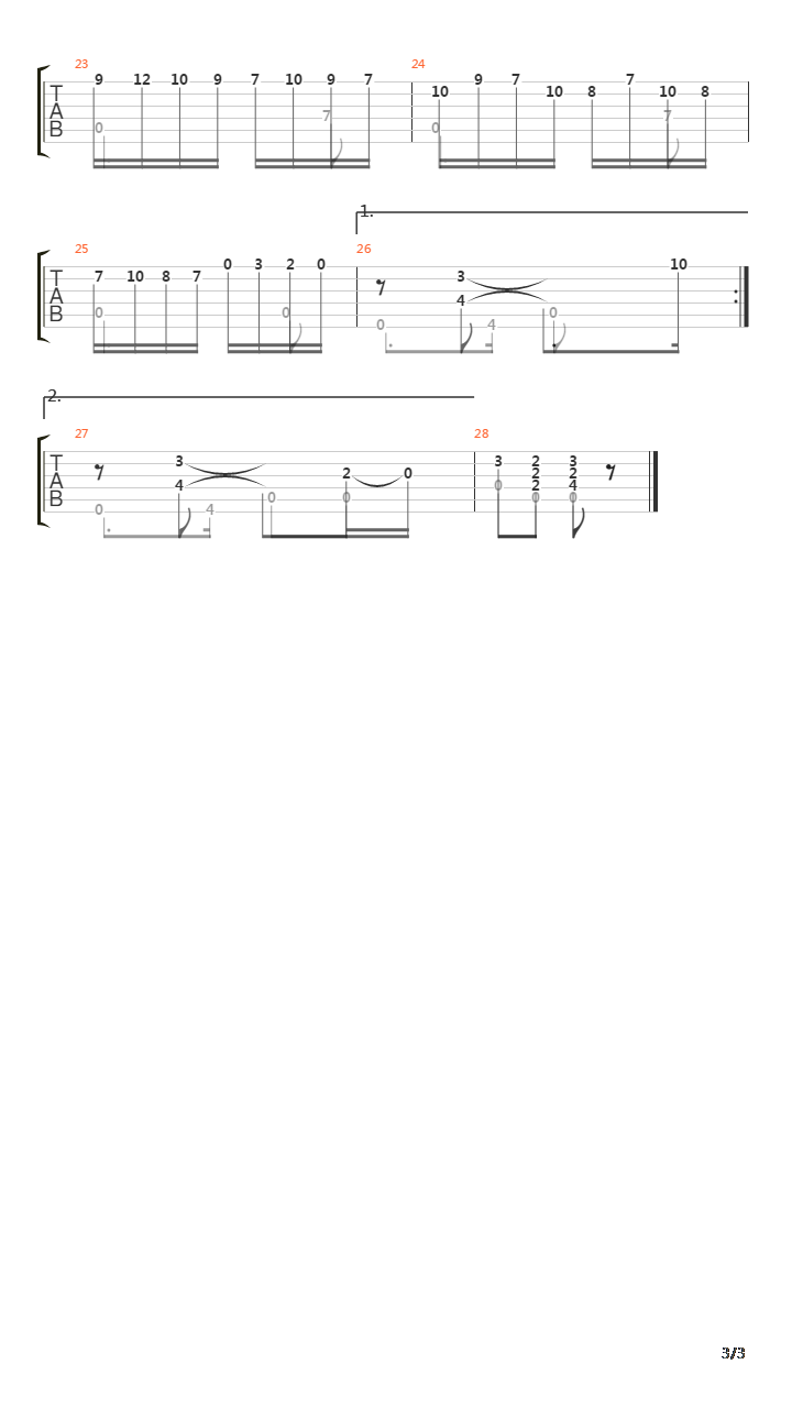 Danza Guarani吉他谱
