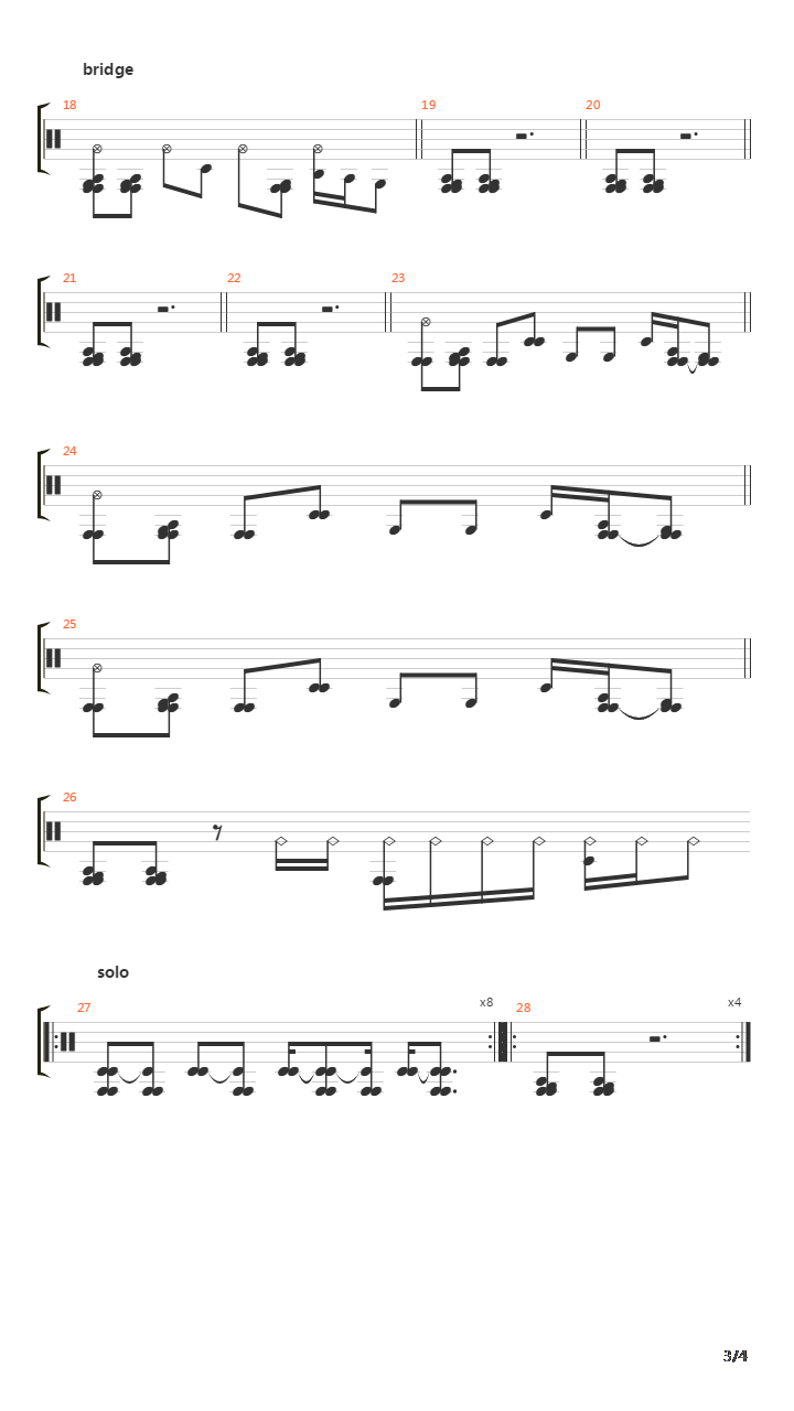 Haze吉他谱