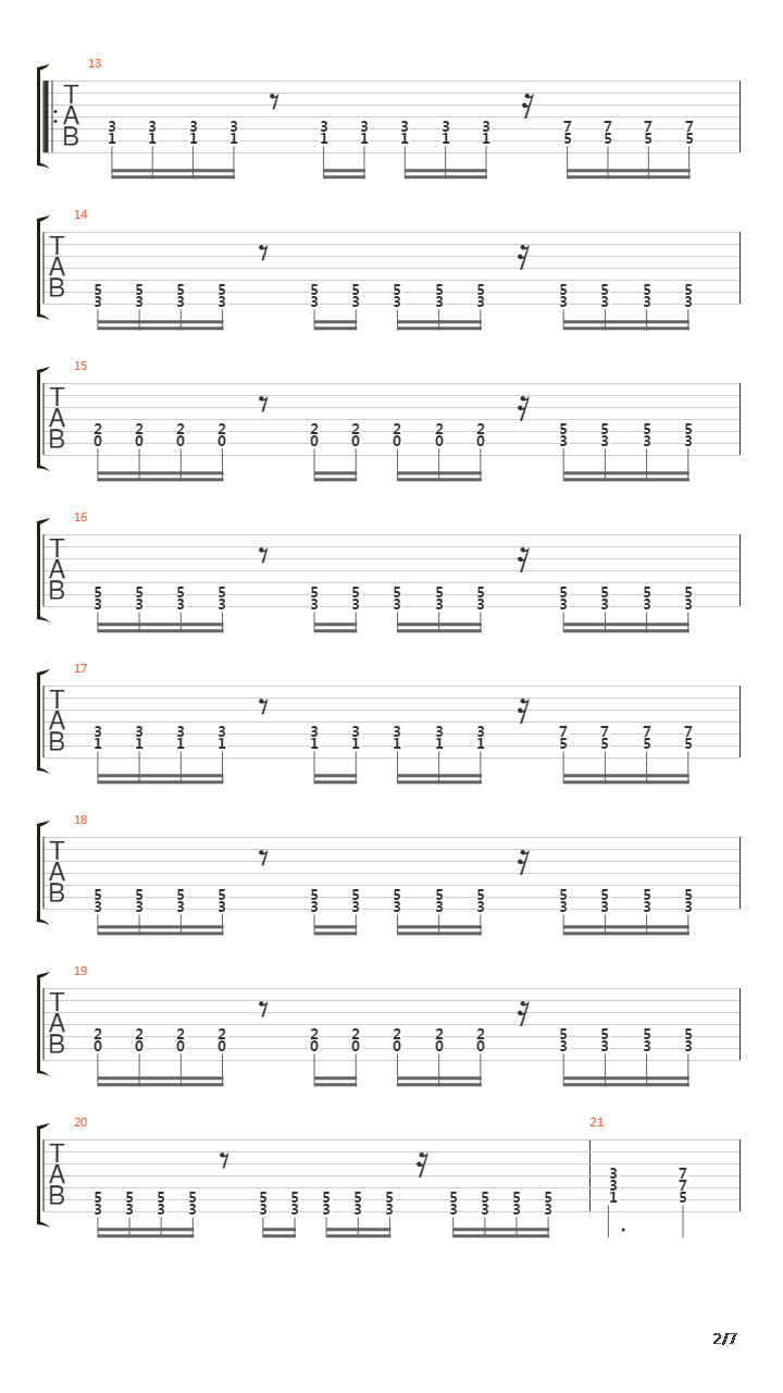 Here It Comes Again吉他谱