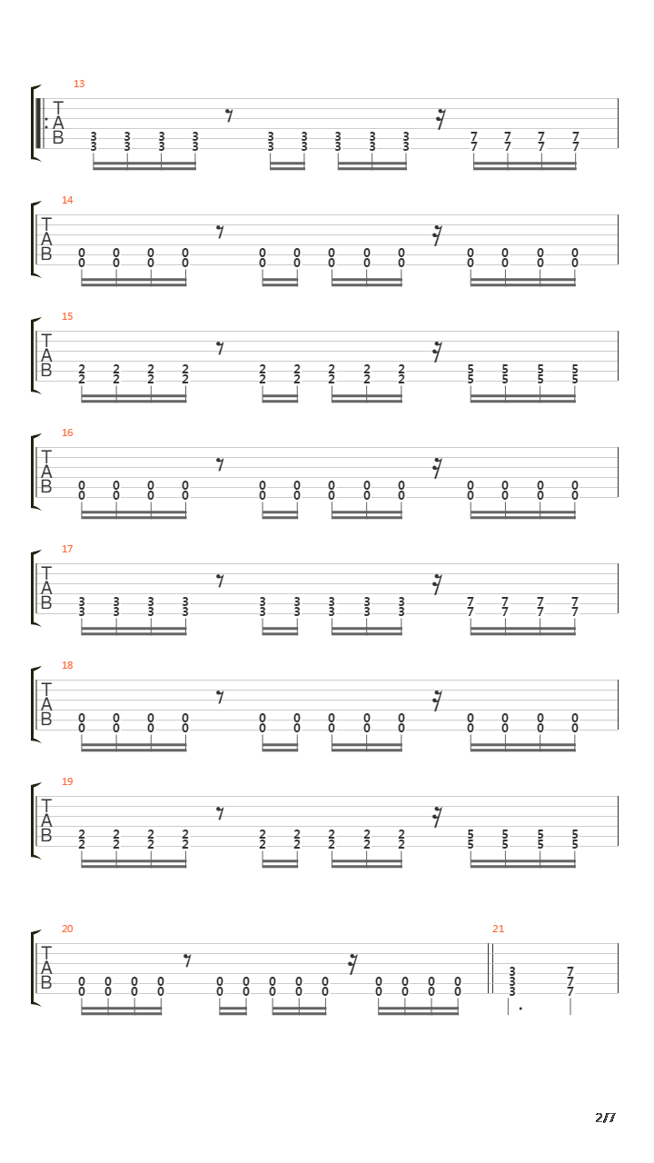 Here It Comes Again吉他谱