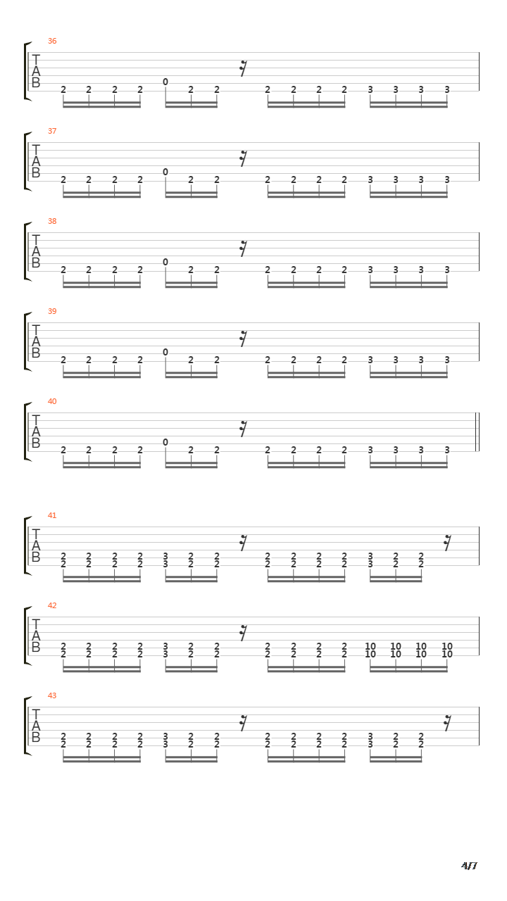 Here It Comes Again吉他谱