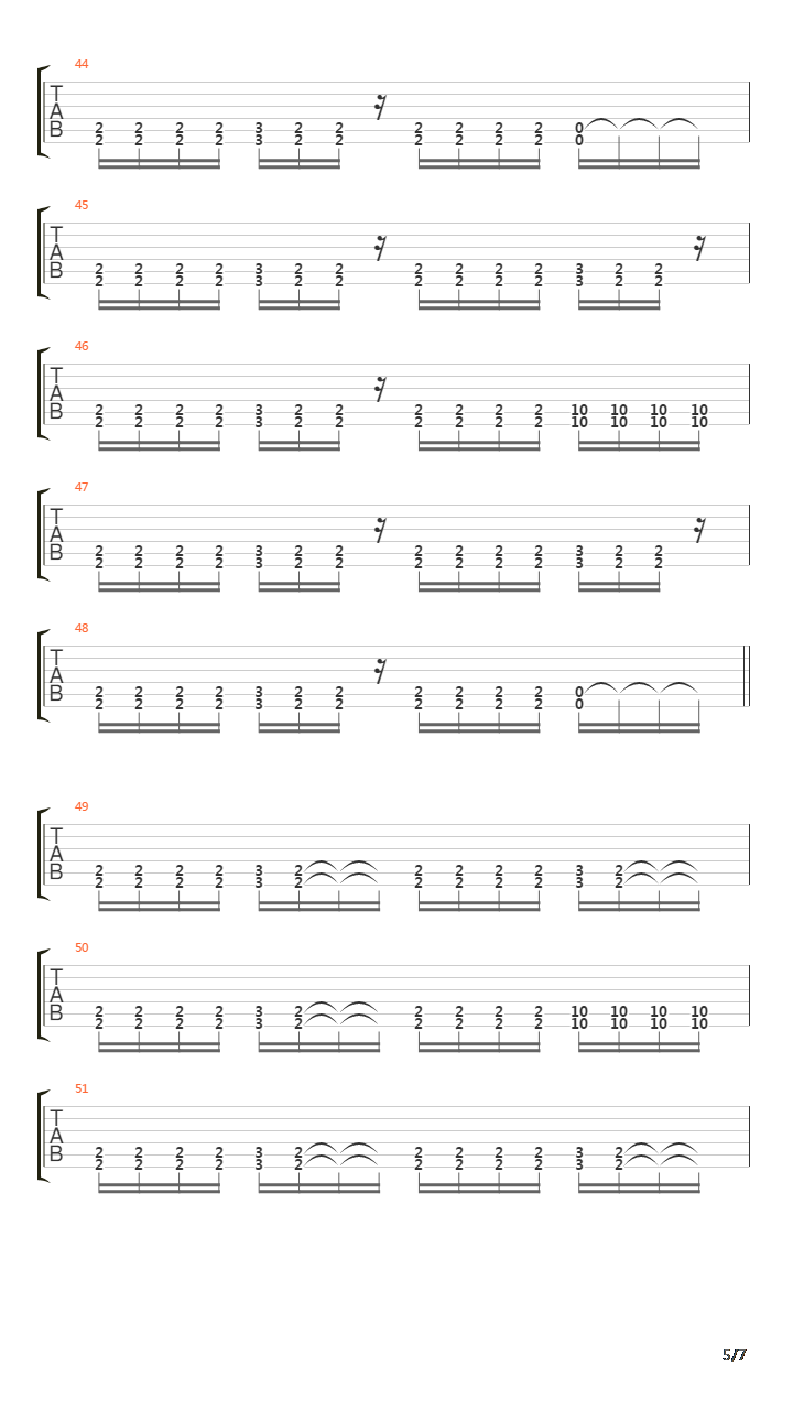 Here It Comes Again吉他谱