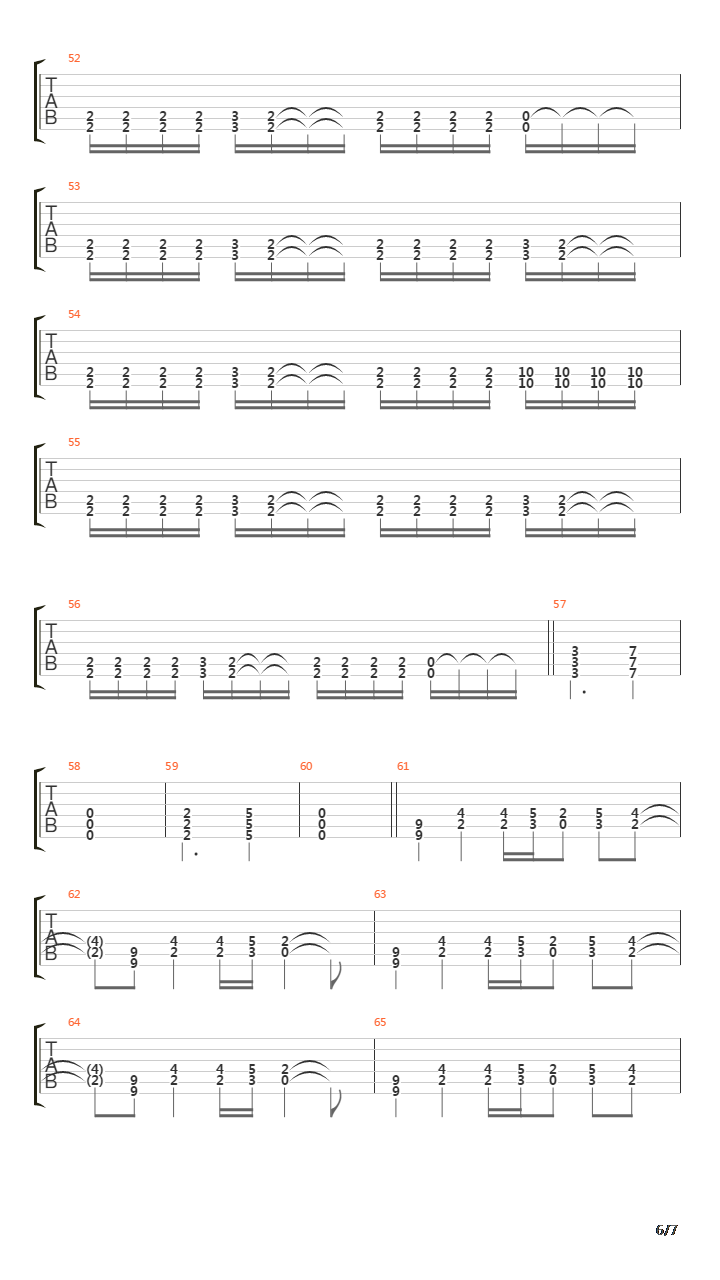 Here It Comes Again吉他谱