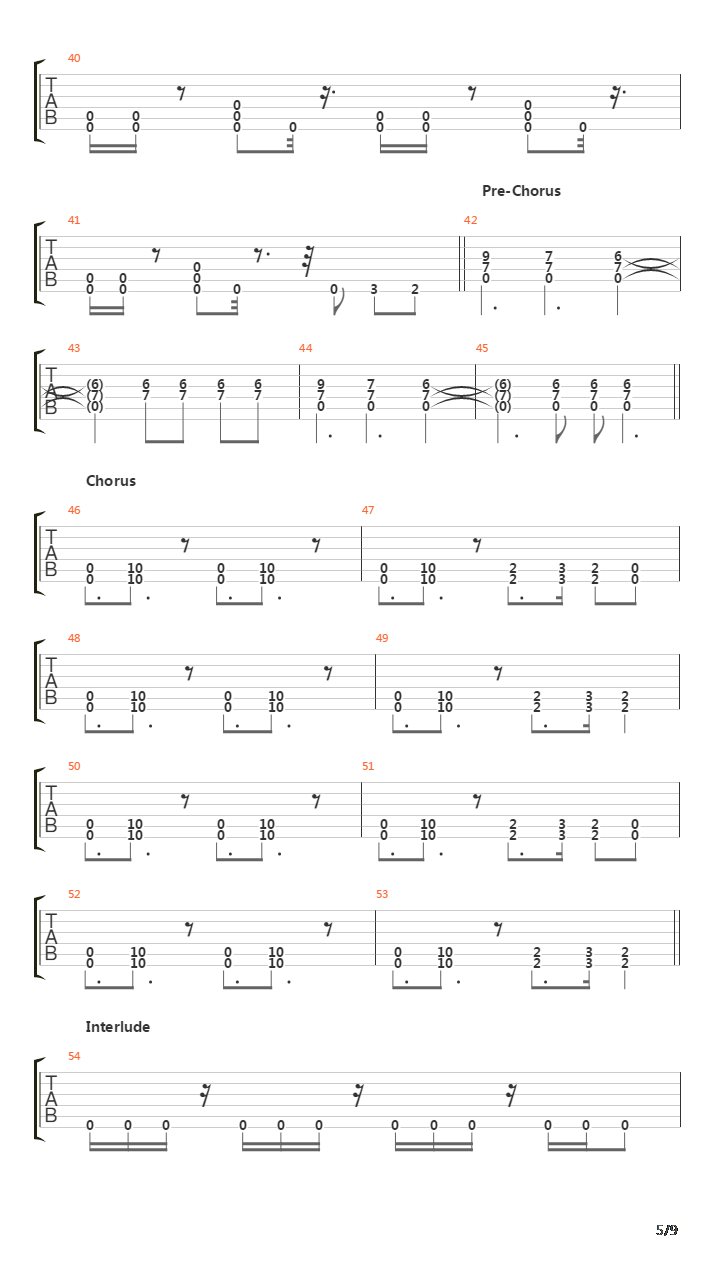 Liar吉他谱