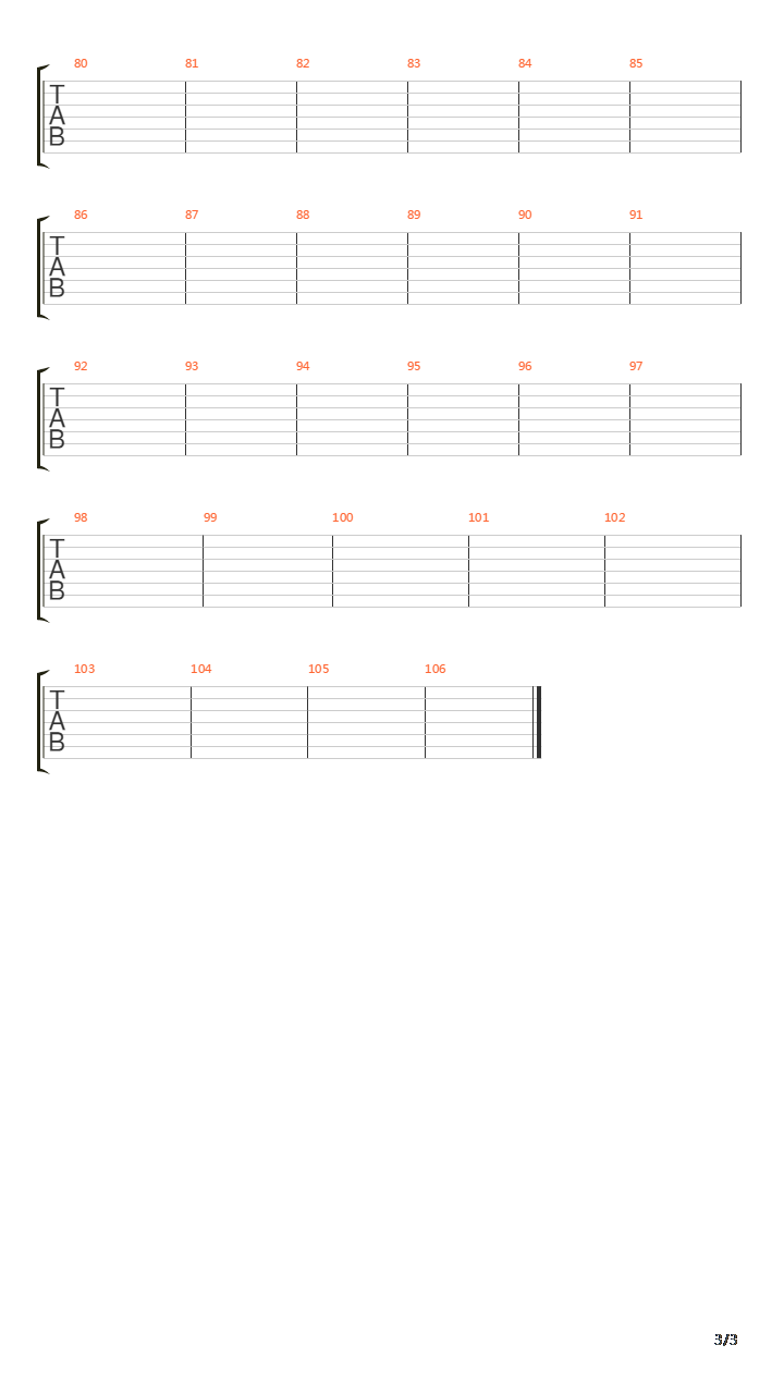 Mass Hysteria吉他谱