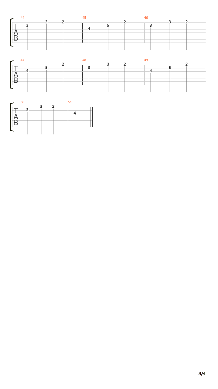 No吉他谱